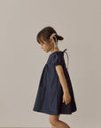 Berry denim dress