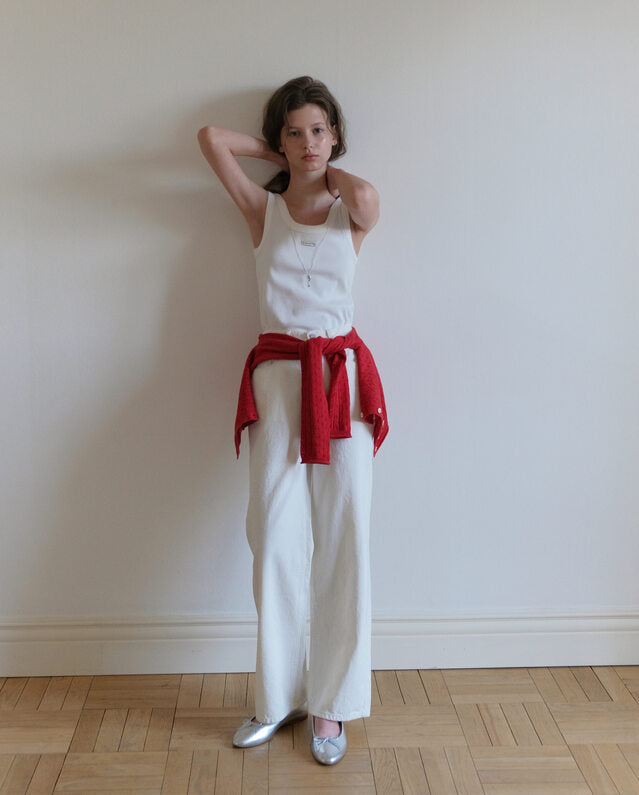 Kai Two-way Sleeveless Top.Ivory